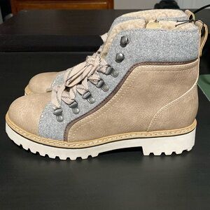Maurices - Light brown and gray/blue women boots